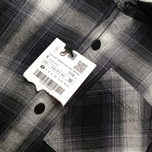 Zara Youth flannel with hoodie - Picture 8 of 11